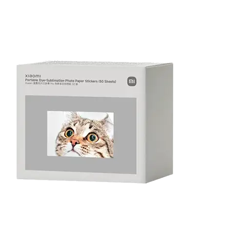 Xiaomi Portable Dye-Sublimation Photo Paper Stickers (50 Sheets)